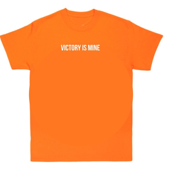 Neon Orange SLOGAN Tee!!! - Picture 1 of 2